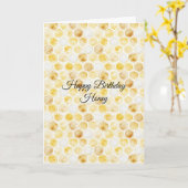Wabengold Gelbe Geburtstag Karte (Gelbe Blume)