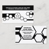 Wabenkarte Treuekarte (Vorne/Hinten)