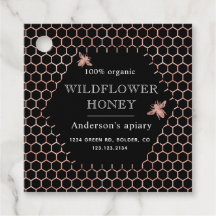 Wabenkraut-Rose, goldfarben, monogramm