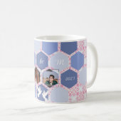 Wabenmuster Abstrakt | Foto und Text Kaffeetasse (VorderseiteRechts)