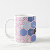 Wabenmuster Abstrakt | Foto und Text Kaffeetasse (Links)