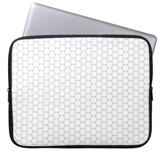 Wabenmuster Hexagon-Design Laptopschutzhülle (Vorderseite)