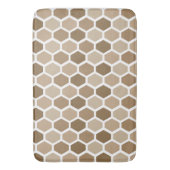 Wabenmuster im Sand Badematte (Vorderseite Vertikal)