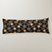 Wabenmuster Seitenschläferkissen (Rückseite)