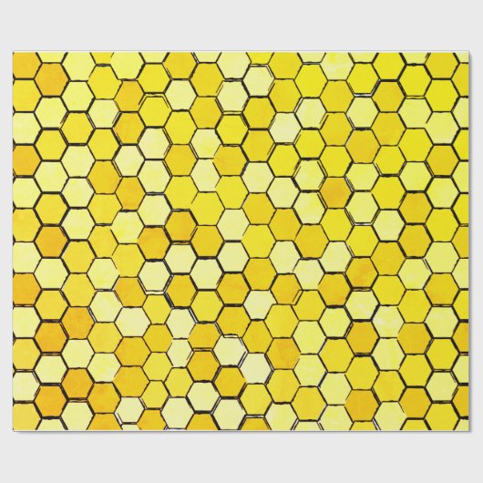 Wabenpapier Geschenkpapier (Flach)