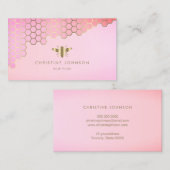 Wabenrosa Visitenkarte (Vorne/Hinten)