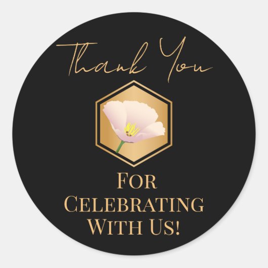 Wabenrüben und Blütenblätter Runder Aufkleber (Vorderseite)