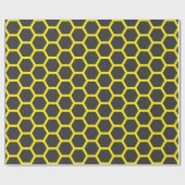 Wabenwand Geschenkpapier (Flach)