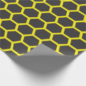 Wabenwand Geschenkpapier (Ecke)