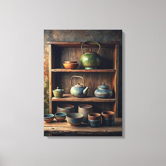 Wabi Sabi Art Leinwanddruck (Vorderseite)