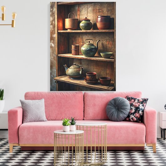 Wabi Sabi Art Leinwanddruck (Insitu (Wohnzimmer))