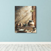 Wabi Sabi Art Leinwanddruck (Insitu (Holzboden))