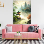Wabi Sabi Art Leinwanddruck (Insitu (Wohnzimmer))
