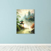 Wabi Sabi Art Leinwanddruck (Insitu (Holzboden))