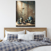 Wabi Sabi Art Leinwanddruck (Insitu (Schlafzimmer))
