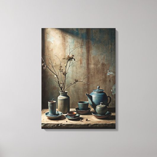 Wabi Sabi Art Leinwanddruck (Vorderseite)