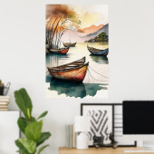 Wabi-Sabi Art Poster (Heimbüro)