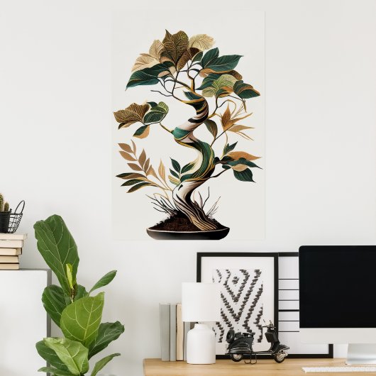 Wabi-Sabi Art Poster (Heimbüro)