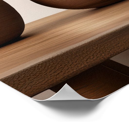 Wabi-Sabi Art Poster (Ecke)