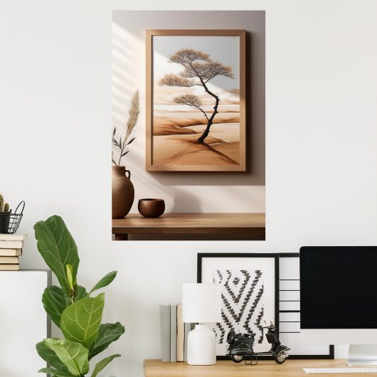 Wabi-Sabi Art Poster (Heimbüro)