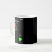 Wabi Sabi Is Calling Incoming Call Phone Screen Ko Kaffeetasse (Vorderseite Links)