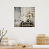 Wabi Sabi Japanisch Art Poster (Küche)