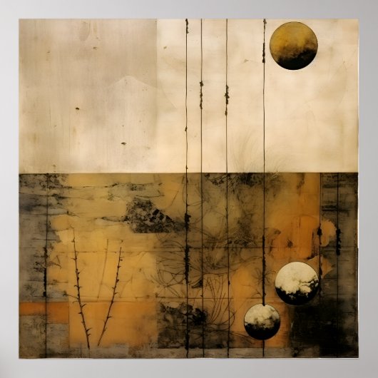 Wabi Sabi Japanisch Art Poster (Vorne)