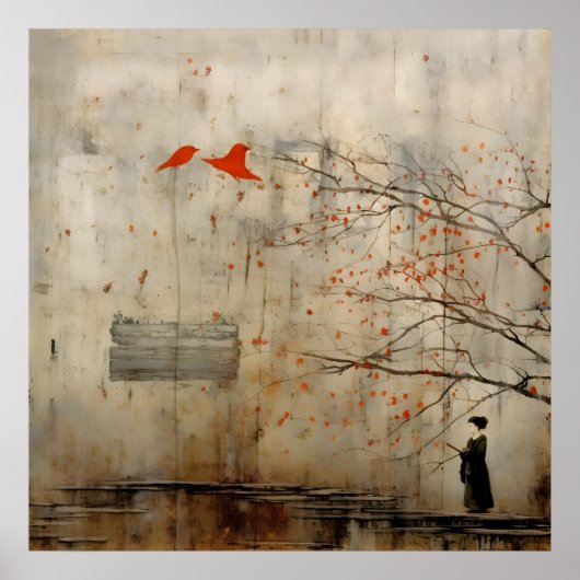 Wabi Sabi Japanisch Art Poster (Vorne)