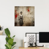 Wabi Sabi Japanisch Art Poster (Heimbüro)