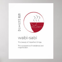 Wabi-Sabi Japanisch Motivierend Sprichwort Kunst