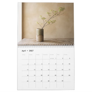 Wabi Sabi Japanische Keramik Wandkalender