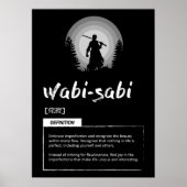 Wabi-Sabi - Japanisches Erfolgskonzept Poster (Vorne)