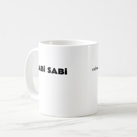 WABi SABi Kaffeetasse (Vorderseite Links)