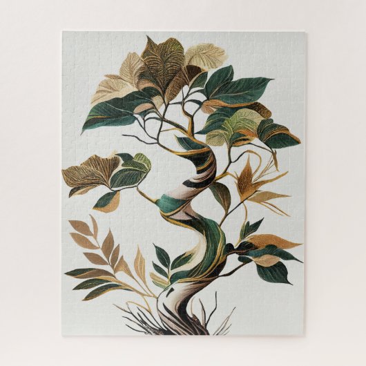 Wabi Sabi Pflanze Jigsaw Puzzle (Vertikal)