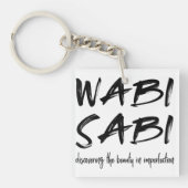 Wabi sabi schlüsselanhänger (Vorderseite)