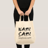 Wabi sabi tragetasche (Vorderseite (Produkt))