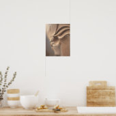 Wabi Sabi Wall für eine ruhige Zuhause Poster (Küche)