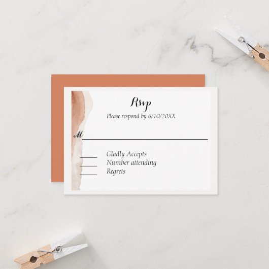 Wabi Sabi Watercolor Kanji UAWG (Vorderseite/Rückseite Beispiel)