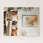Wabi Sabi Wohnzimmer Jigsaw Puzzle (Horizontal)