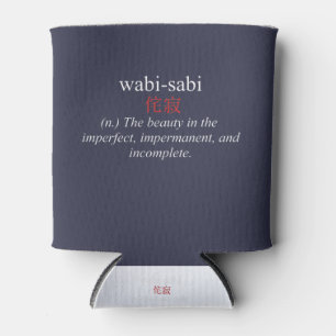 Wabi-Sabi Zen-Shirt-buddhistisches ästhetisches Dosenkühler