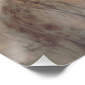 Wabisabi Aesthetic Fox Poster (Ecke)