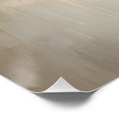 Wabisabi Ästhetische Abstrakte Landschaft Poster (Ecke)