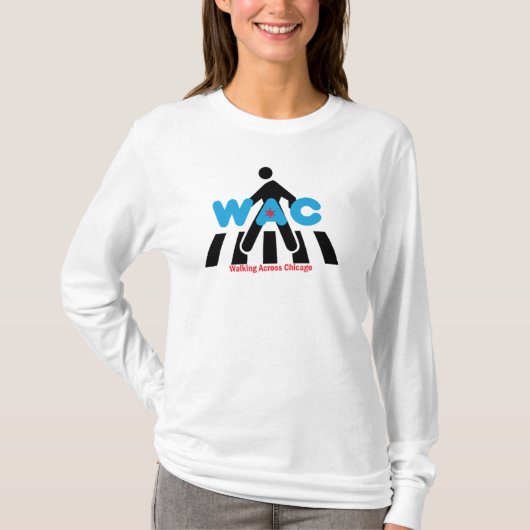 WAC Crosswalk Langärmeliges T-Shirt (Vorderseite)