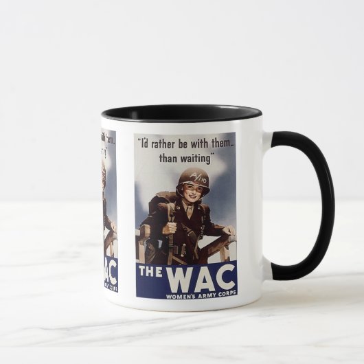 WAC einziehenplakat Tasse (Rechts)