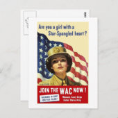 WAC POSTKARTE (Vorne/Hinten)
