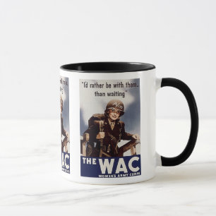WAC Rekrutierungsposter Tasse