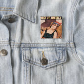 Wach auf Amerika Button (Beispiel)