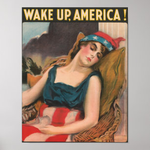 Wach auf Amerika! Poster