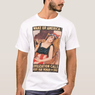 Wach auf Amerika T-Shirt