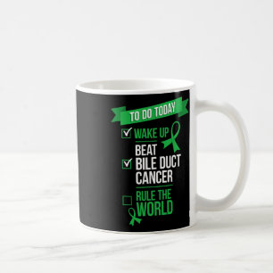 Wach auf, besiege Gallengangskrebs, beherrsche die Kaffeetasse